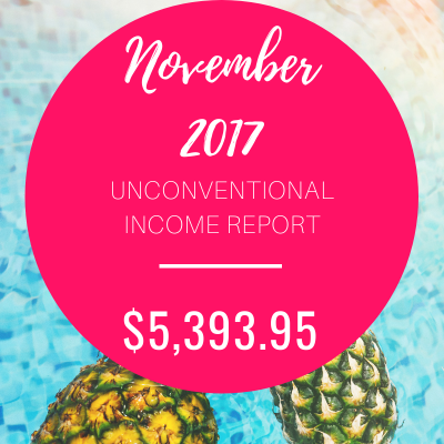 November 2017 Unconventional Income Report