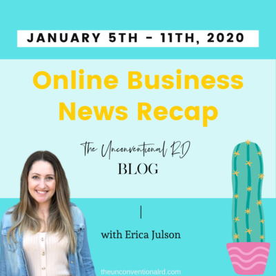 Online Business News Recap: January 5th – 11th, 2020