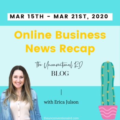 Online Business News Recap: March 15th – March 21st, 2020