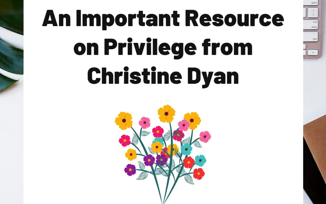 TURD023 An Important Resource on Privilege from Christine Dyan