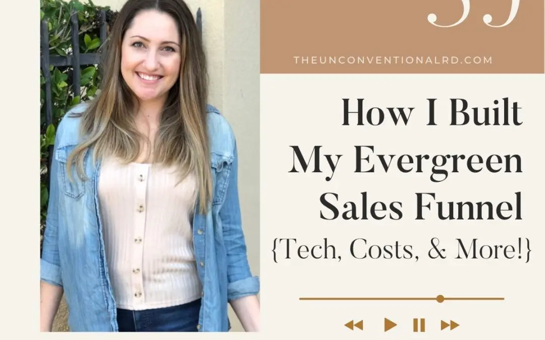 The Unconventional RD Podcast Covert Art - How I Built My Evergreen Sales Funnel