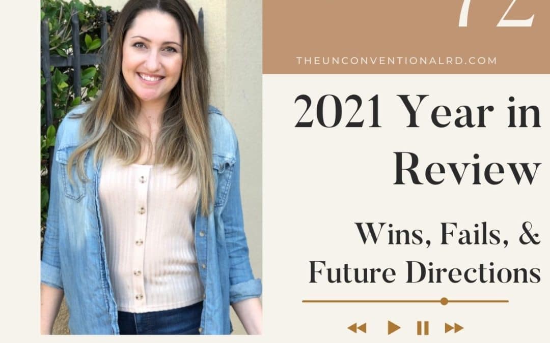 The Unconventional RD Podcast Episode 072 - 2021 Year in Review