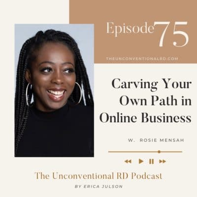 #75: Carving Your Own Path in Online Business – Rosie Mensah