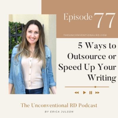 #77: 5 Ways to Outsource or Speed Up Your Writing