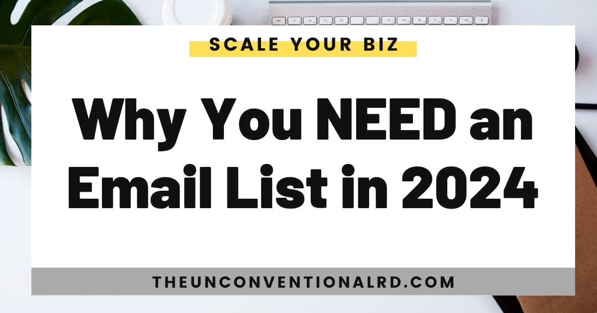 Here's why you need an email list in 2025