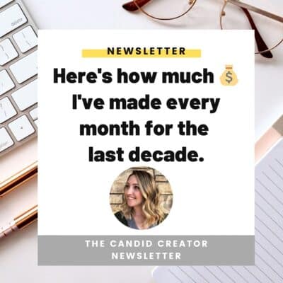 Here’s how much 💰 I’ve made every month for the last decade.